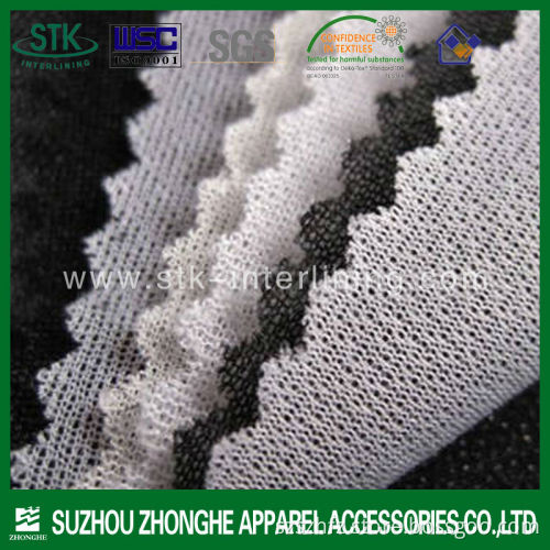 Polyester tricot garment interlining fabric
